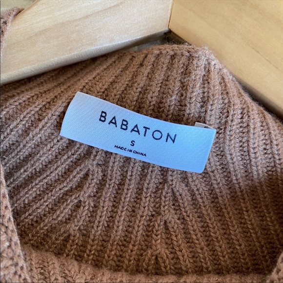 Aritzia Babaton Chalmers Sweater in Constant Camel size small - Picture 5 of 6